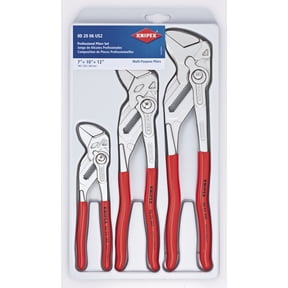 KNIPEX Tools 00 20 06 US2, Pliers Wrench 7.25, 10, and 12-Inch Set, 3-Piece