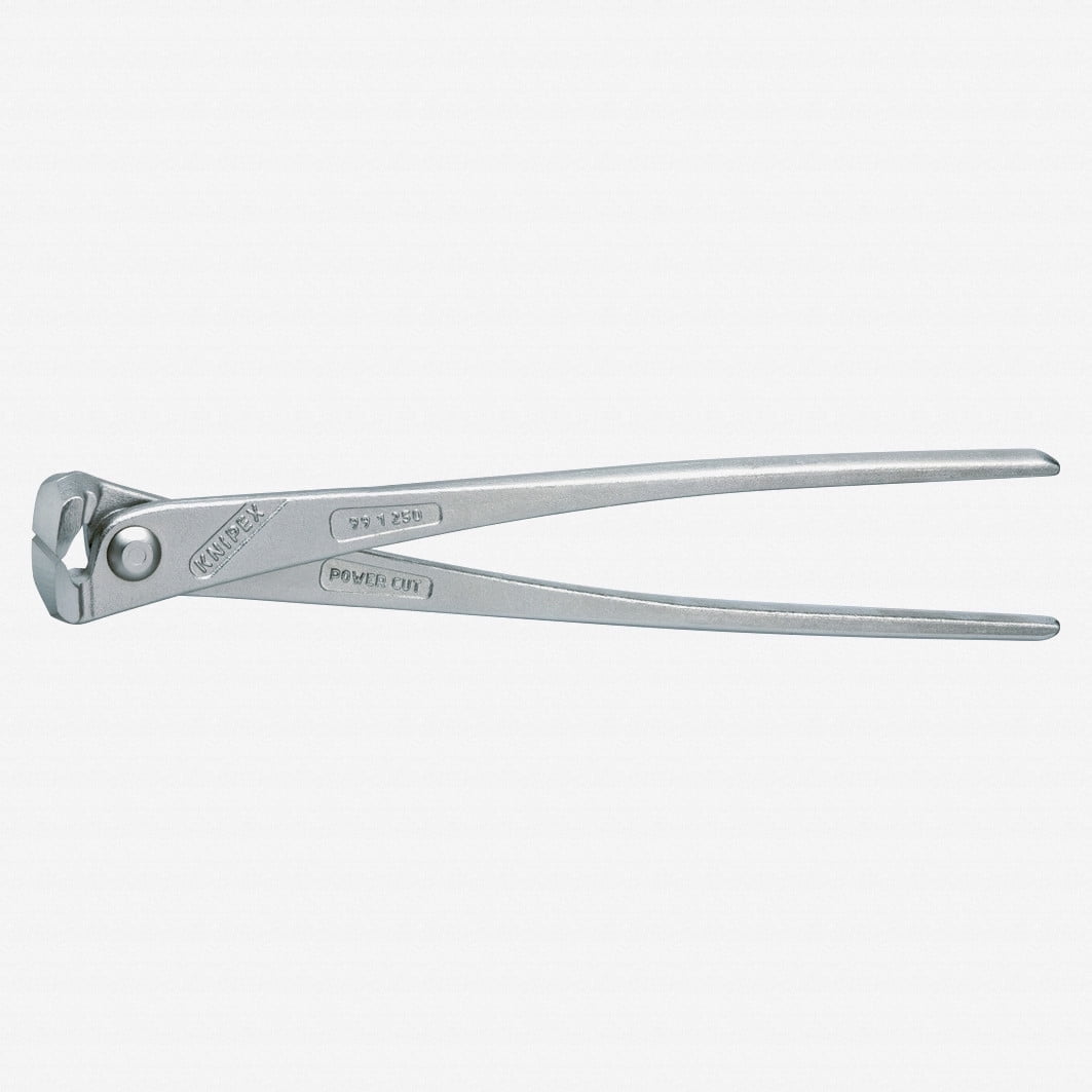 Knipex 10" High Leverage Concretors' Nippers - Nickel Plated