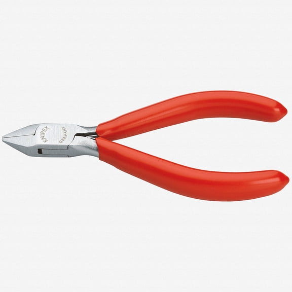 Knipex 4.5" Electronics Diagonal Cutters Pointed Head - Plastic Grip