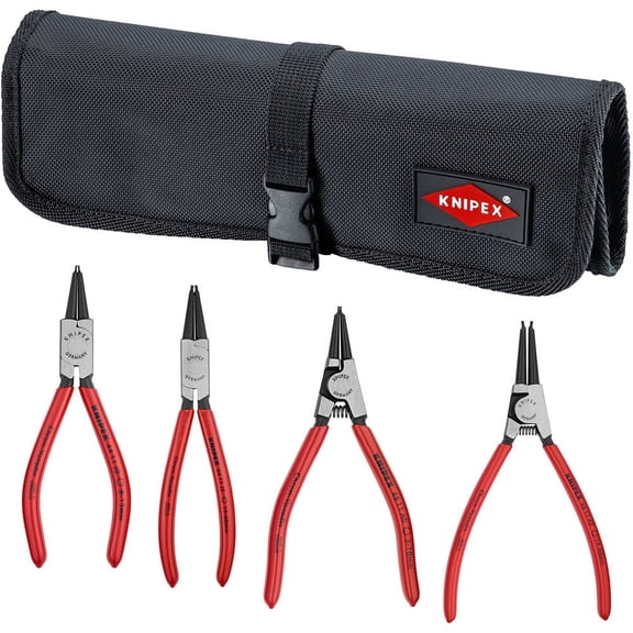 4 Piece Straight Head Snap Ring Pliers Set