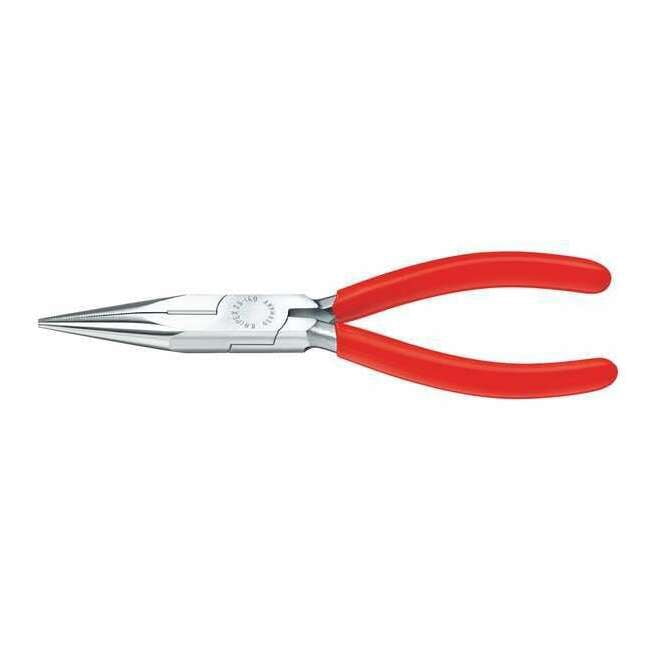 Knipex 5" Snipe Nose Side Cutting Pliers (Radio Pliers) - Plastic Grip