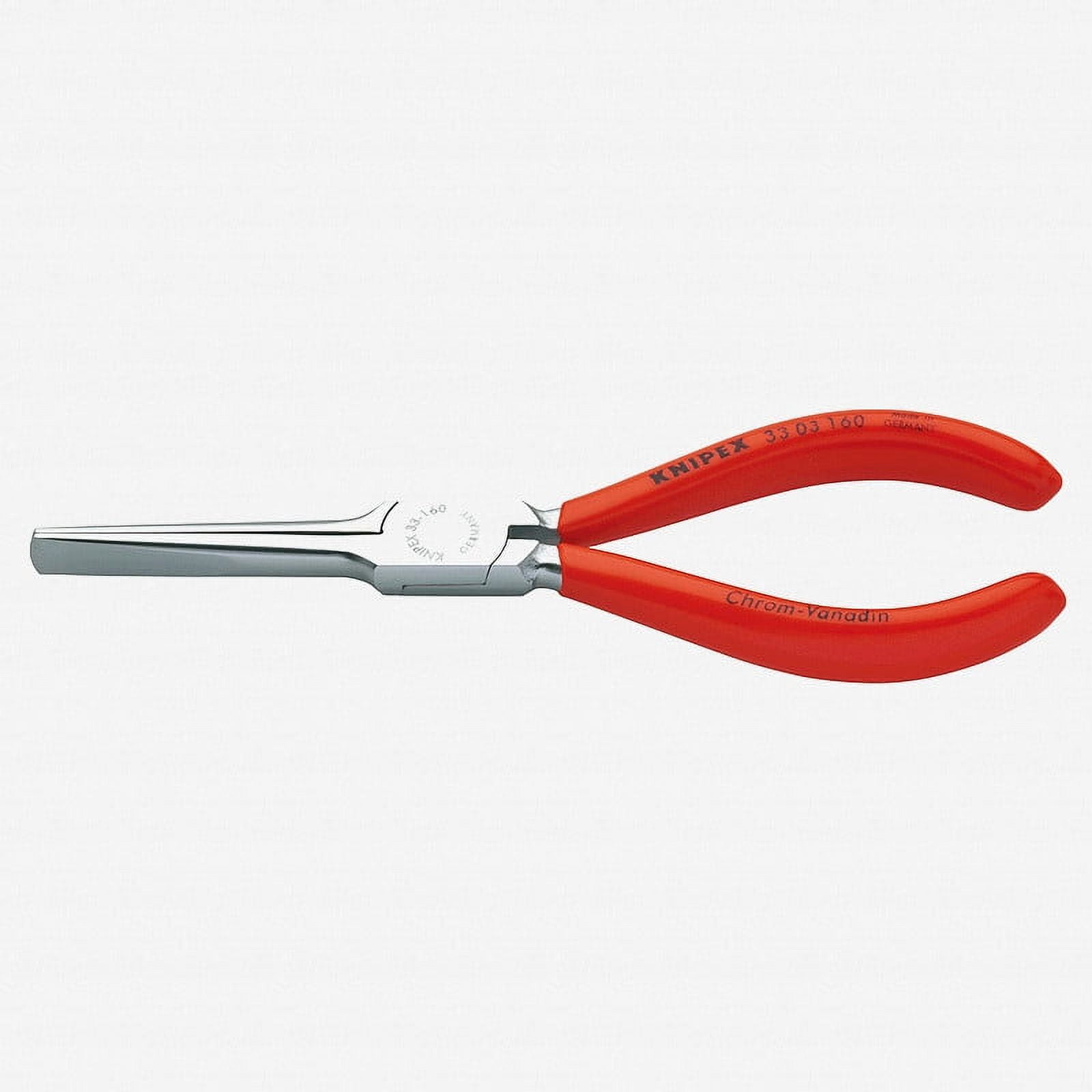 Knipex 6.3" Duckbill Pliers Chrome w/ Plastic Grip