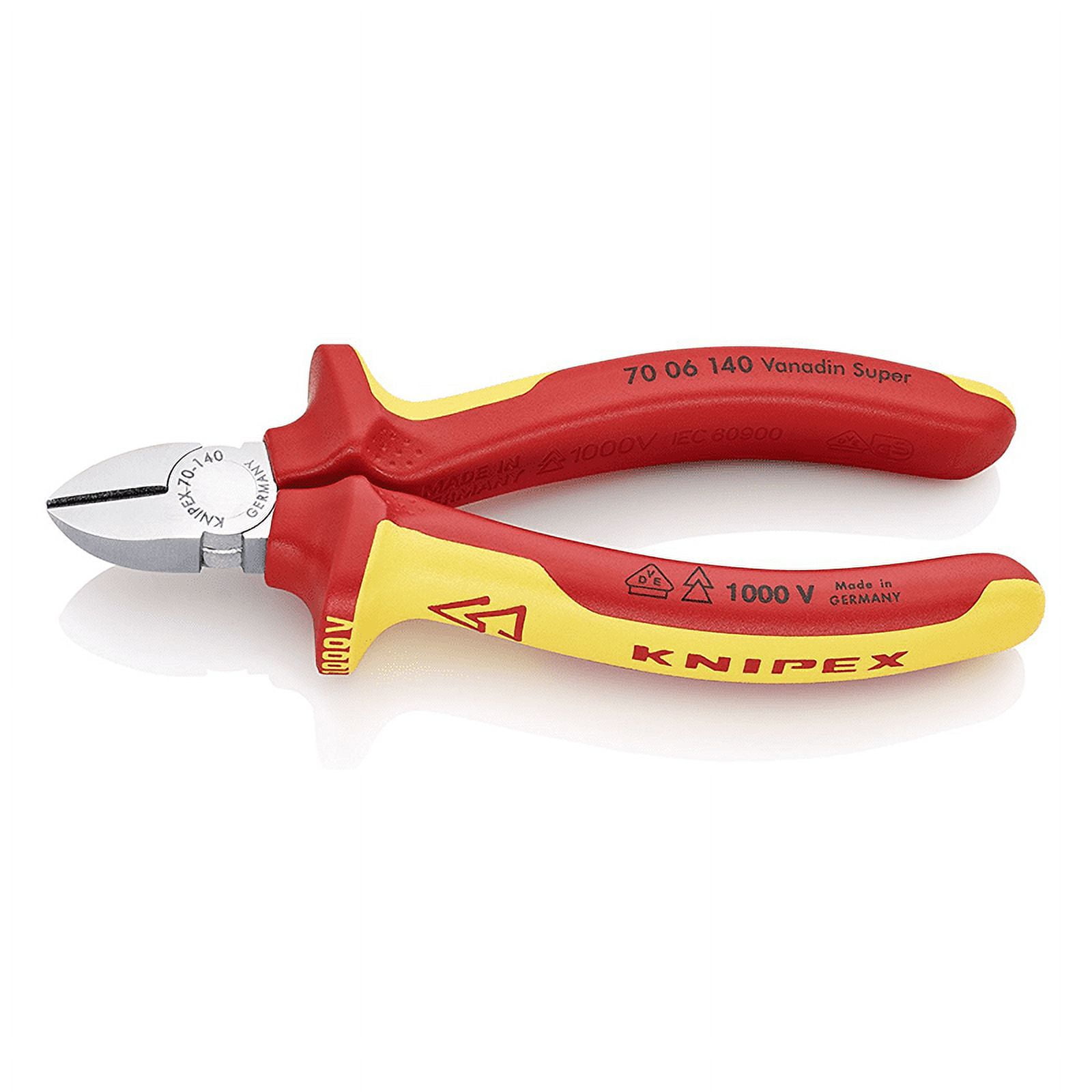 Knipex 70 06 140 Diagonal Cutter 5,51" chrome plated/VDE-tested