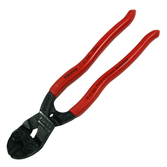 Knipex 7141200 CoBolt 8-inch Mini Compact Angled Bolt Cutters