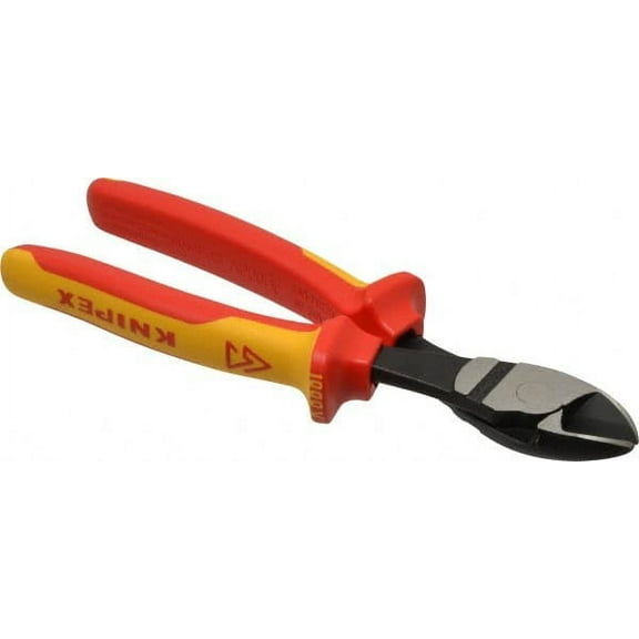 Knipex 8" OAL, 5/32" Capacity, Diagonal Cutter 7/8" Jaw Length x 1-1/8" Jaw Width