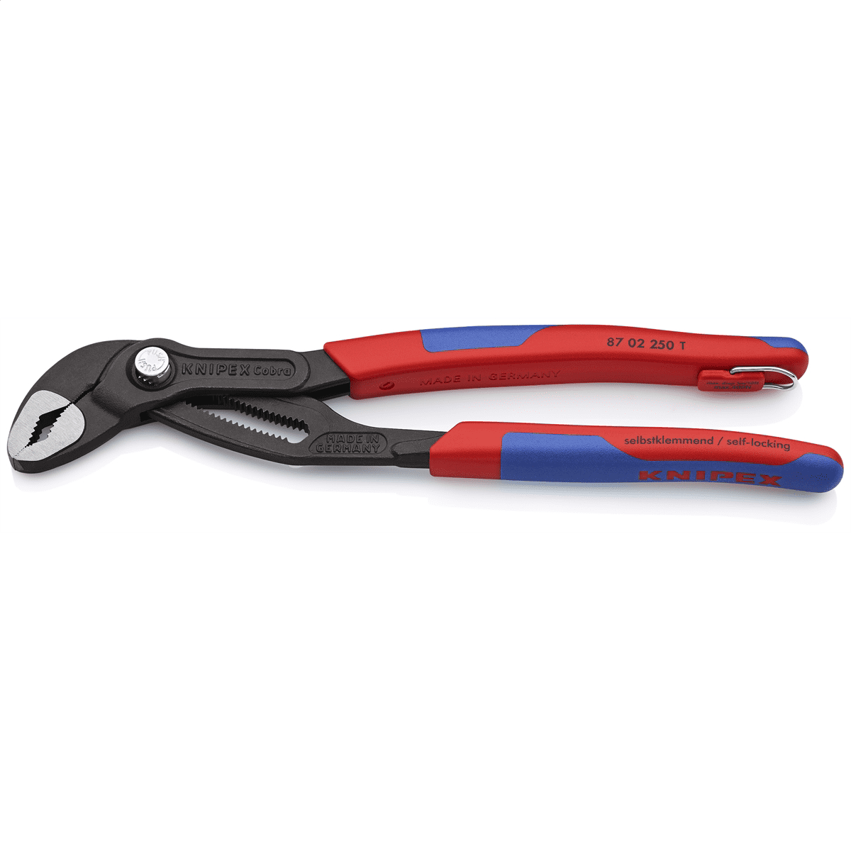 Knipex 8702250TBKA Cobra Water Pump Pliers - Tethered Attachment