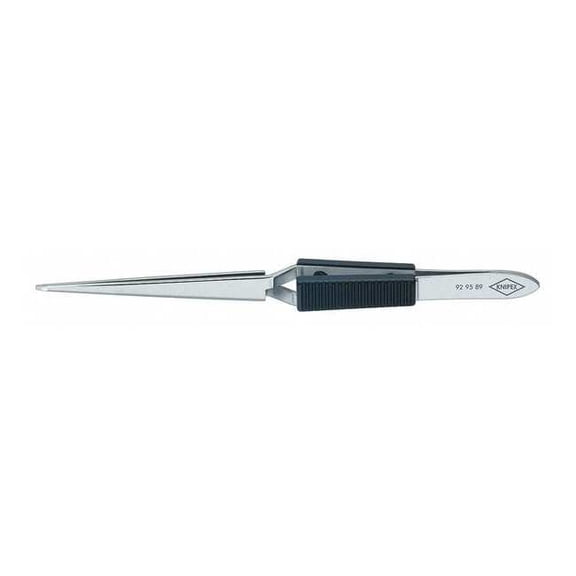 Cross Over Tweezers, Straight, 6-1/4 In