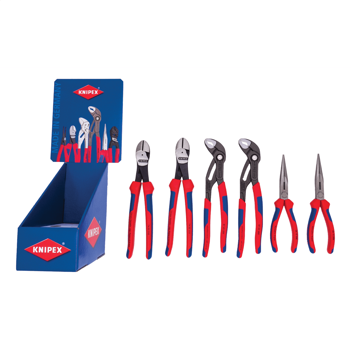 Knipex 9K0080120US 6-Piece Comfort Grip Counter Display