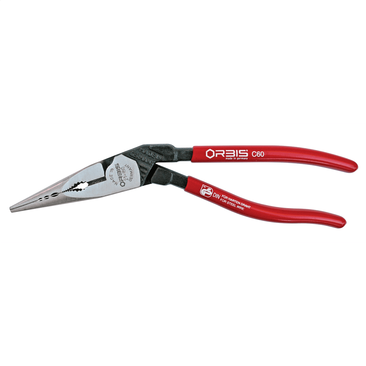 Knipex 9O21-150SBA Orbis 8 3/4" Angled Long Nose Pliers