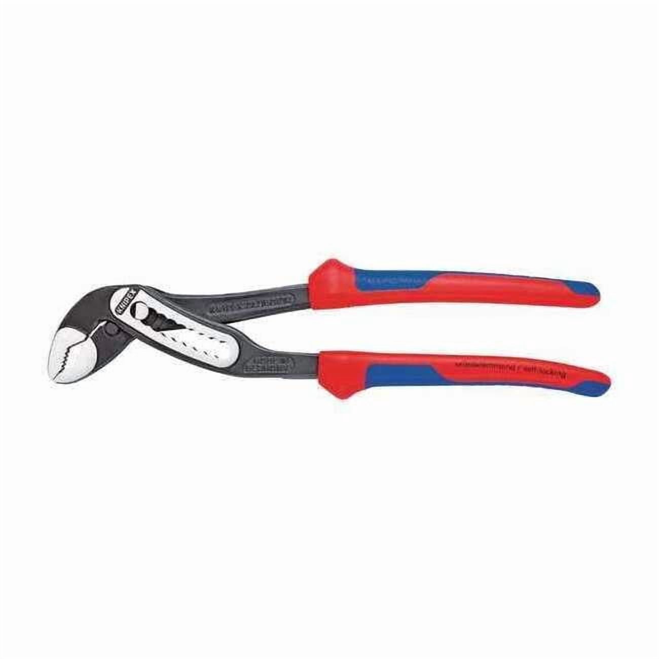 7 1/4 in V-Jaw Water Pump Plier Serrated, Bi-Material Grip 88 02 180 SBA