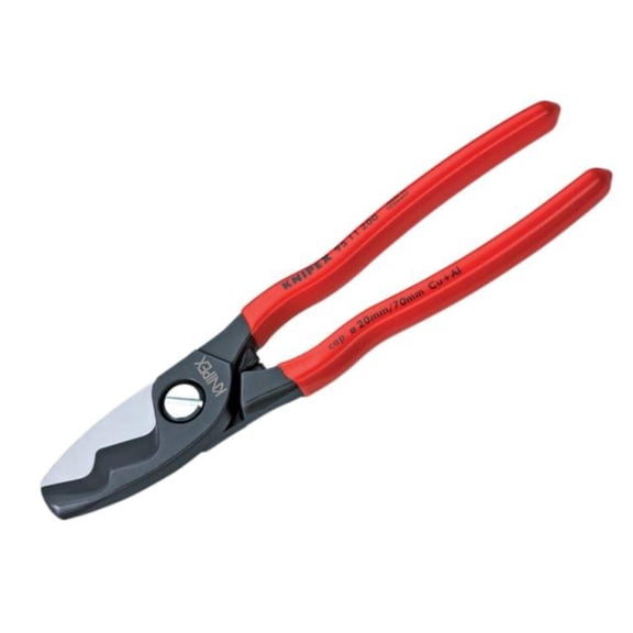 Knipex - Cable Shears Twin Cutting Edge PVC Grip 200mm (8in)