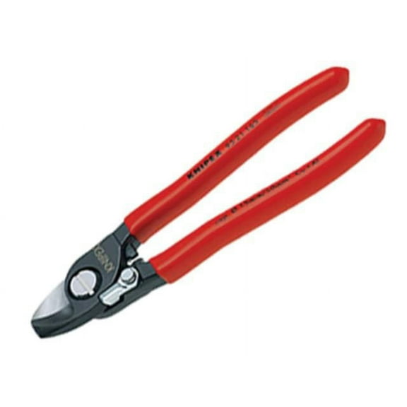 Knipex - Cable Shears with Return Spring PVC Grip 160mm (6.1/4in)