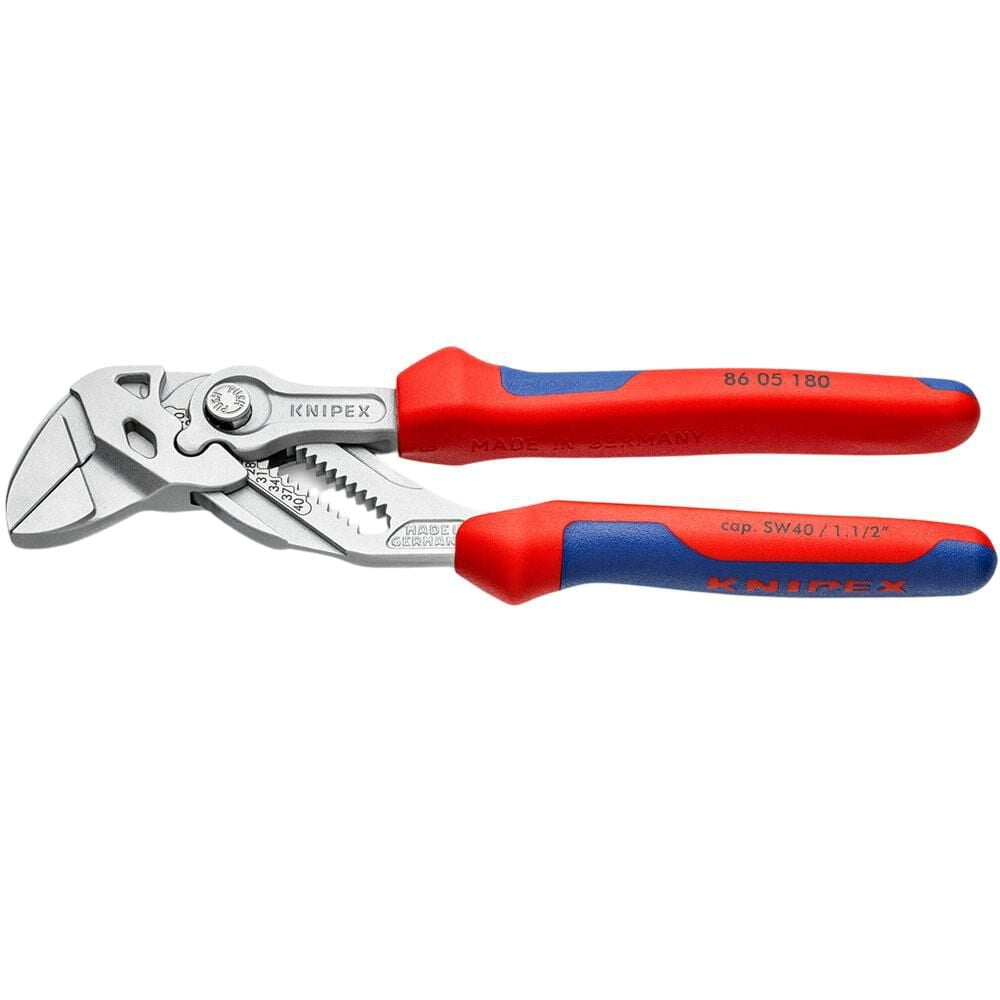 Knipex Chrome Plated Head Pliers Wrench 180Mm