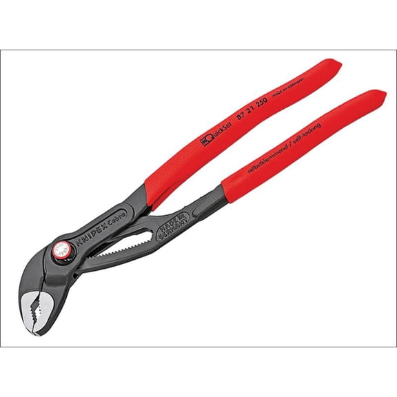 Knipex - Cobra Quickset Water Pump Pliers PVC Grips 250mm