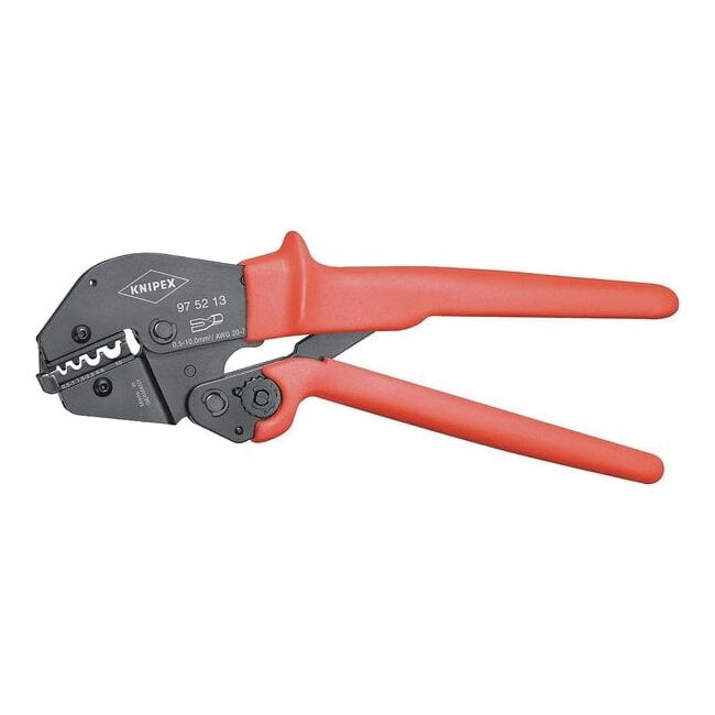 Knipex PreciForce Crimping Pliers - Non-insulated Open Plug Terminals, AWG 20-10