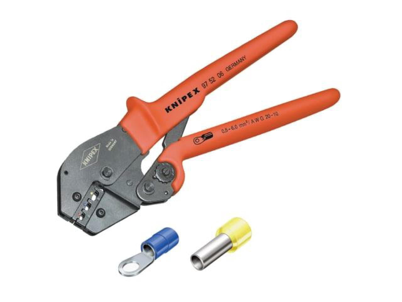 Knipex - Crimping Lever Pliers For Insulated Terminals & Plug Connectors 250mm