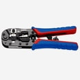 thumbnail image 1 of Knipex Crimping Pliers for RJ45 Western Plugs, MultiGrip, 1 of 1