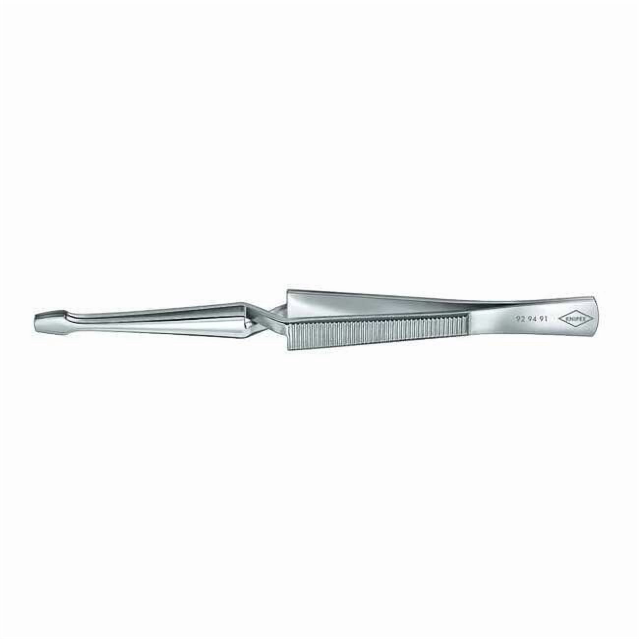 Knipex Cross Over Tweezers,Straight,6-1/4 In 92 94 91