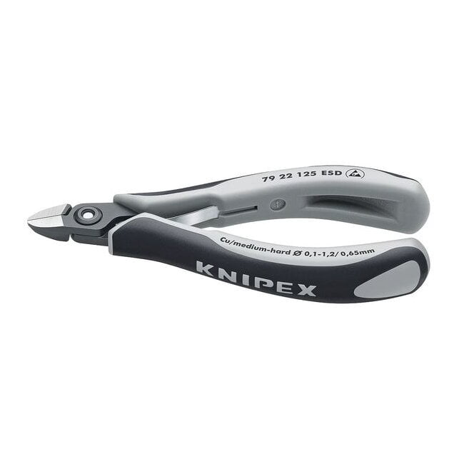 Knipex ESD Precision Electronics Diagonal Cutters Round Head - MultiGrip