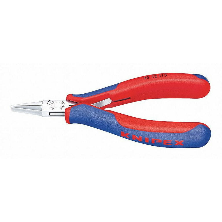 Flat smooth nose pliers for mechanics KNIPEX 35 12 115