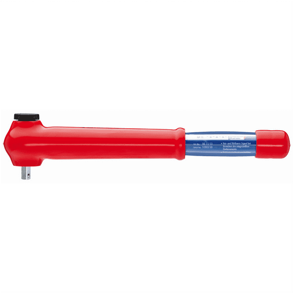 KNIPEX REVERSIBLE TORQUE WRENCH-1,000V INSLTD-3/8IN DR