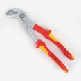 thumbnail image 1 of Knipex Insulated VDE Cobra QuickSet Pliers with Chrome Finish, 10" - Tethered Attachment, 1 of 1
