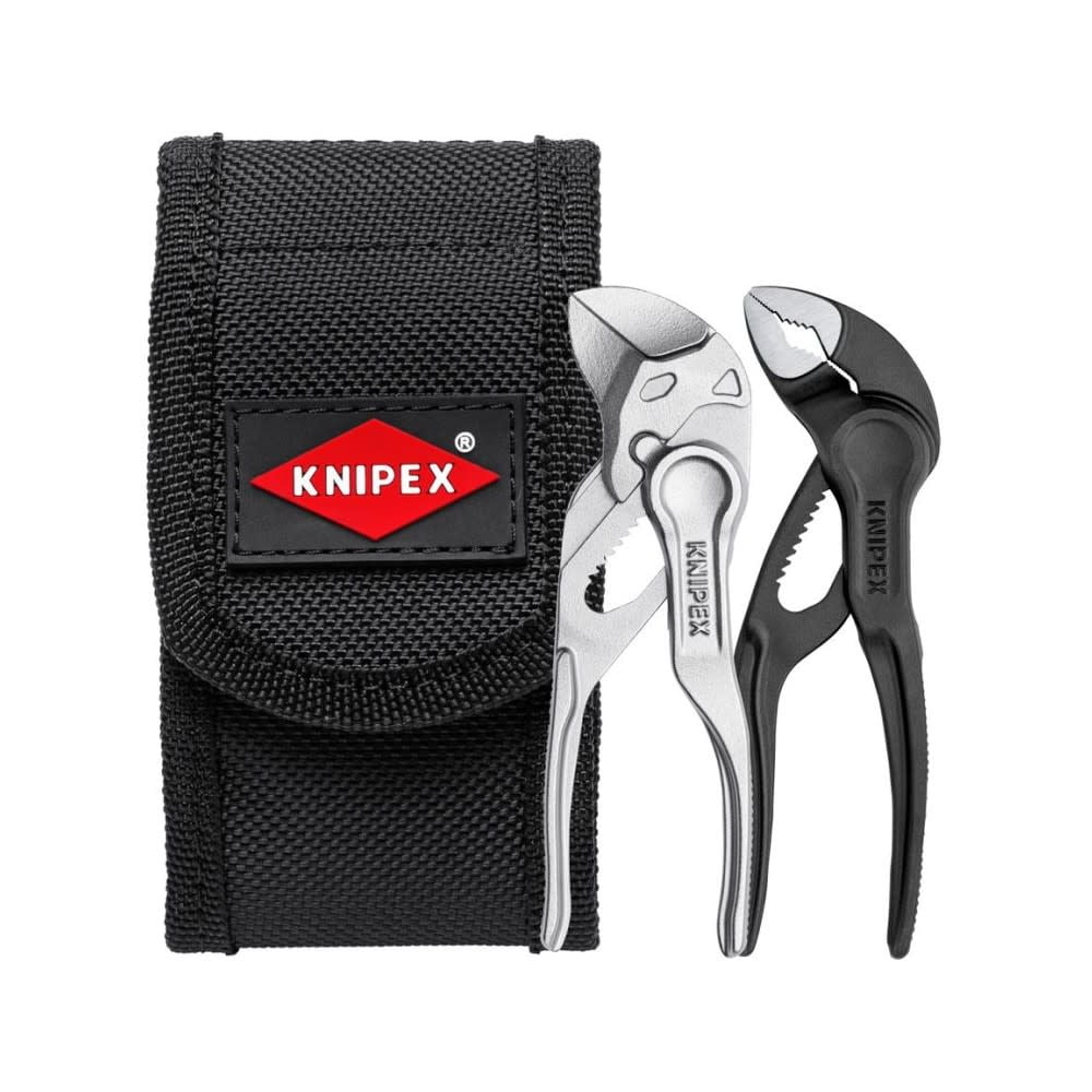 Knipex KNP002072V04XS Mini Pliers Set in a Belt Pouch 2 Piece