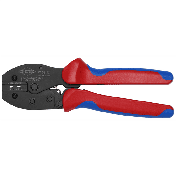 KNIPEX 8 1/2" KNIPEX PreciForce Crimping Pliers For MC4/MC4 EVO 2