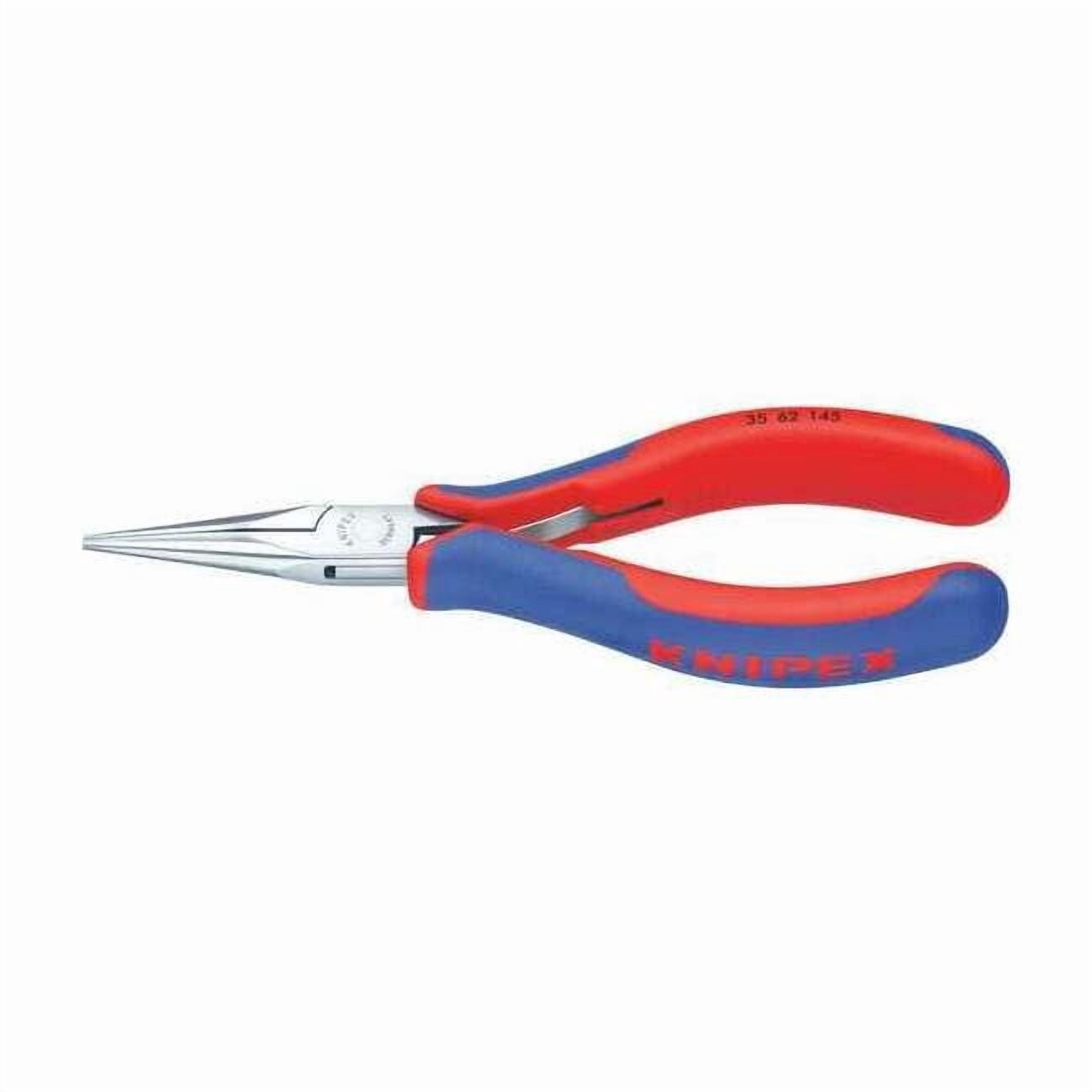 Knipex Long Nose Plier,5-3/4" L,Smooth 35 62 145