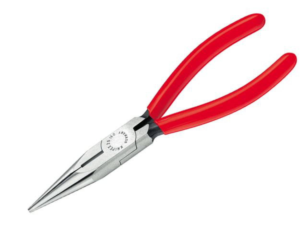 Knipex - Long Snipe Nose Side Cutting Pliers PVC Grips 200mm (8in)