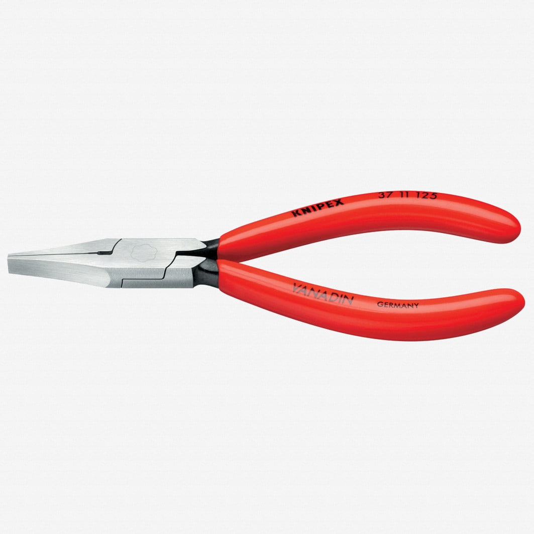 Knipex Precision Mechanic's Gripping Pliers (flat jaws) - Plastic Grip