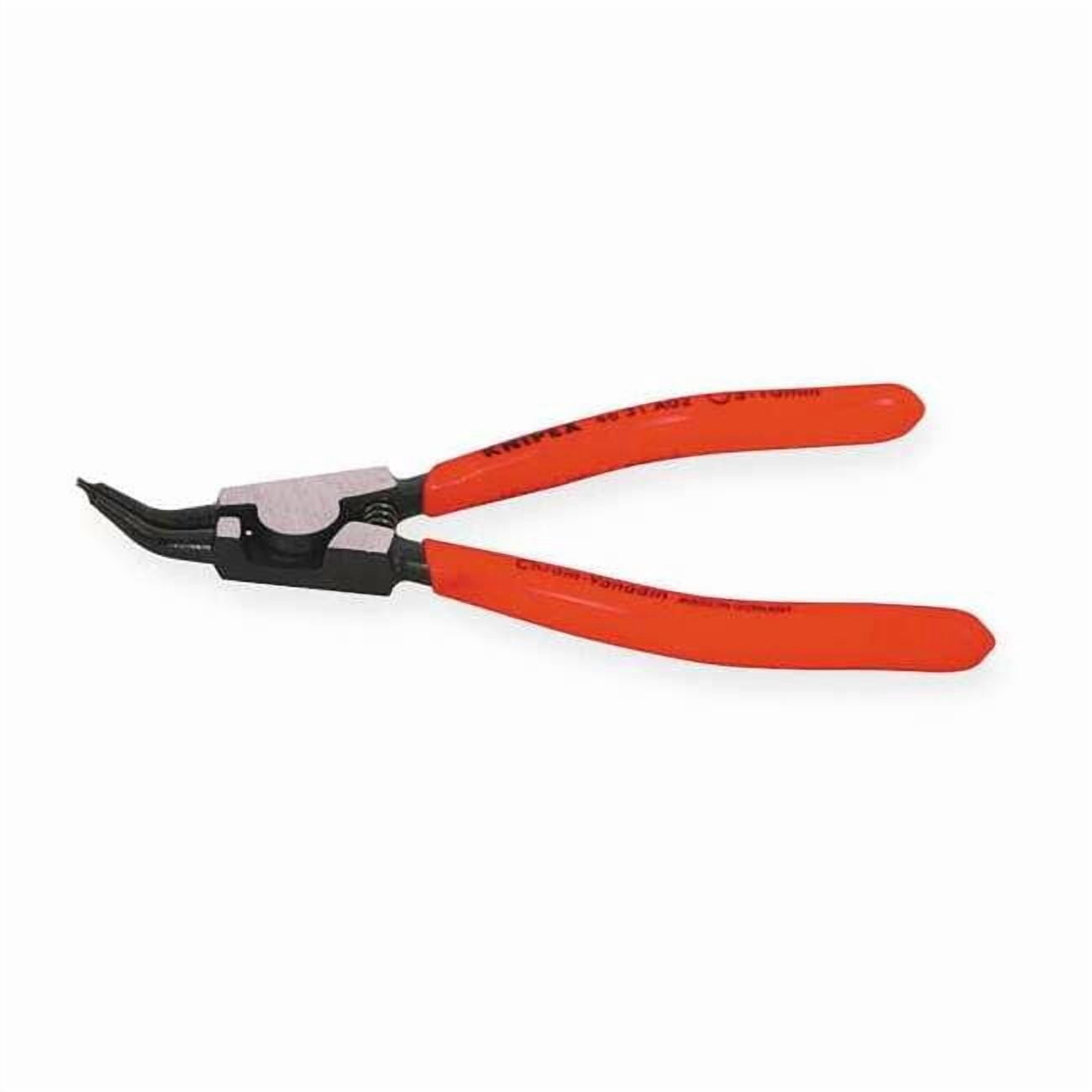 Knipex Retaining Ring Pliers,0.046In Tip,45 Deg 46 31 A02 SBA