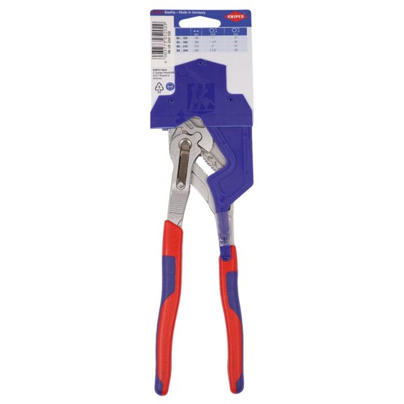 Knipex Soft Handle in Blister Packaging Chromium-Vanadium Steel 86 05 250 SB Pliers Wrenches 9.84"