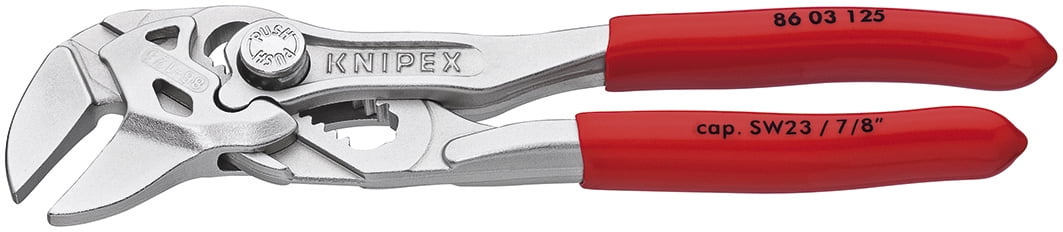 KNIPEX Tools 86 03 125, 5-Inch Mini Pliers Wrench 843221020569