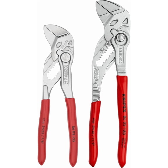 Knipex Tools 9K 00 80 121 US Small Pliers Wrench Tool Set (2 Piece)