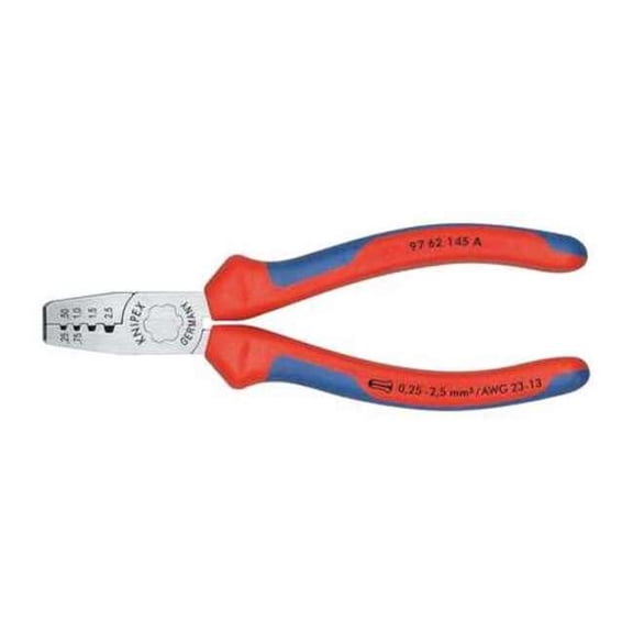 Knipex Trapezoidal Crimping Pliers for End Sleeves (Ferrules) - MultiGrip