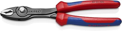 Knipex TwinGrip Slip Joint Pliers black atramentized, with multi-component grips 200 mm SB