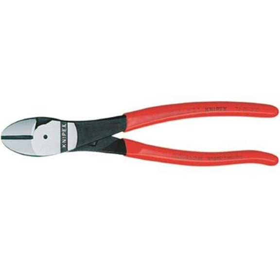 Knipex Ultra High Leverage Diagonal Cutters, 8 in, Bevel
