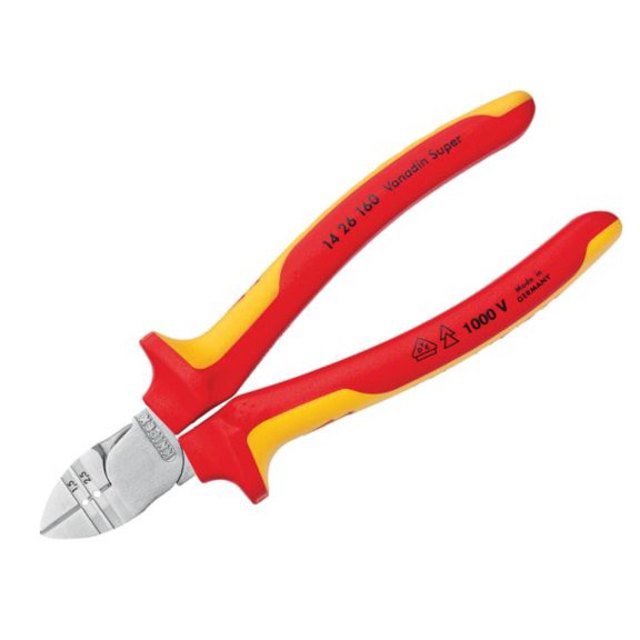 Knipex - VDE Diagonal Insulation Stripper & Side Cutter 160mm