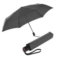 thumbnail image 1 of Knirps A.200 Medium Duomatic Windproof Rain Umbrella for Adults in Grey – Automatic Open Close Design, 38.5" Wind Resistant Canopy, Durable Steel Frame, Travel Case Included, 1 of 7
