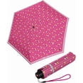 thumbnail image 1 of Knirps Triple Pink Rookie Manual Rain Umbrella for Elementary and Middle School Kids – 35.4" Canopy with Reflective Safety Stripe, Lightweight Design, Wind Tunnel Tested, Carrying Case Included, 1 of 8