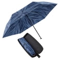 thumbnail image 1 of Knirps X4U My Clever Companion – 90cm Diameter Windproof Manual Open/Close Umbrella, Compact Design for All-Weather Protection with Travel Case, Jeans, 1 of 8