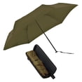 thumbnail image 1 of Knirps X4U My Clever Companion– 90cm Diameter Windproof Manual Open/Close Umbrella, Small and Compact Design for Travel and All Weather Protection, with Retractable Feature and Travel Case, Olive, 1 of 7