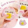 Knisume Cat Bread Squishy Toy Soft – Sensory Stress Relief Squeeze with ...