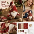 thumbnail image 1 of Knisume Christmas Gnome DIY Patchwork Kit - Sewing Craft for Adults Beginners, Christmas Decorations Indoor with Fabric Holiday Home Decor, 1 of 3