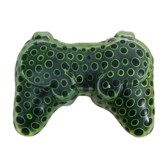 Knisume Game Controller Squishy Toy - Pimple Popper Stress Relief Squeeze for Kids Adults, Soft Sensory Fidget for Anxiety, Funny Stress Toys, Party Favors or Gifts,Green