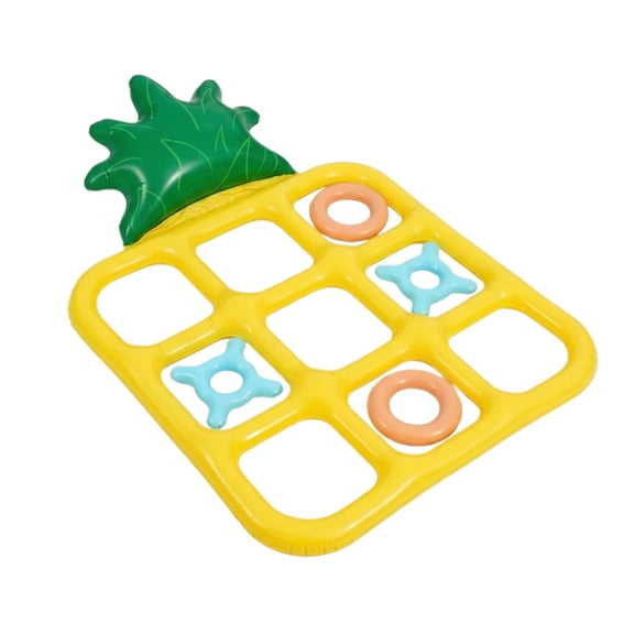 Knisume Inflatable Ring Toss Pool Game, Pineapple-Shaped Target Throwing Toy - Interactive Water Game for Pool Parties, Floating Family Game for Summer Beach & Outdoor Fun