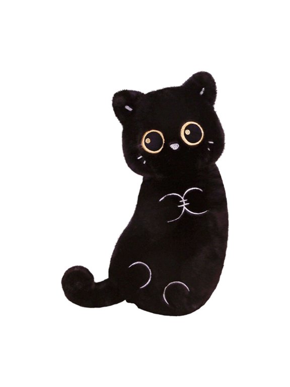 Long Strip Cat Pillow Plush Toy - Sleeping Stuffed Animals for Cuddling, Cute Plushies Home Decor, Soft Cat Shaped Plush Bag Charm for Relaxation