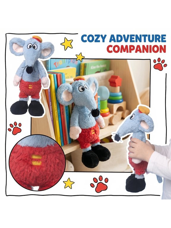 Mouse Plush Toy Stuffed Animals - Funny Cute Plushies for Decor, Weighted Stuffed Animals Companion, Plush Bag Charm for Purse, Keychain Plush Style Unique