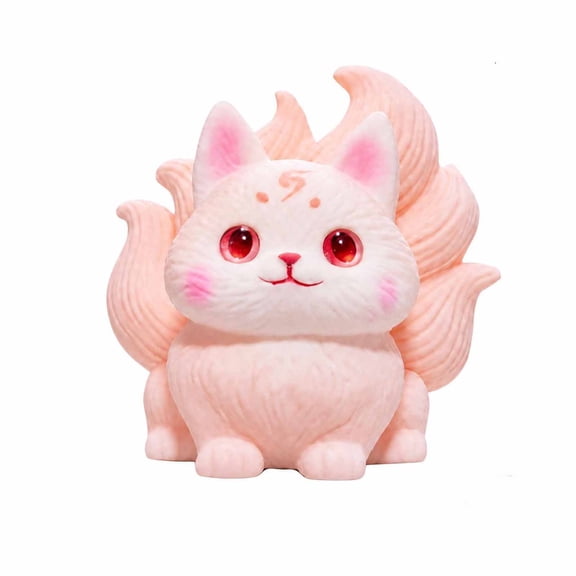 Knisume Nine-Tailed Fox Squishy Toy - Squishy Toys for Kids and Adults, Squishy Stress Relief Toys, Sensory Squishy Toy, Novelty Stress Toy for Anxiety Relief
